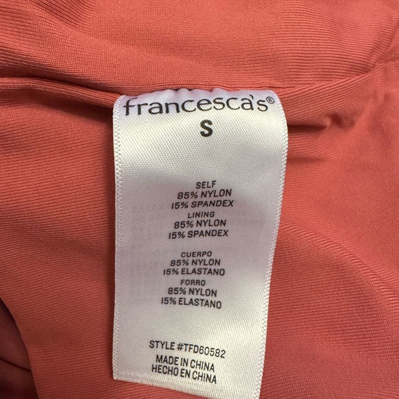 Francesca's Collections Mauve Short Sleeve Tee - Picture 3 of 5